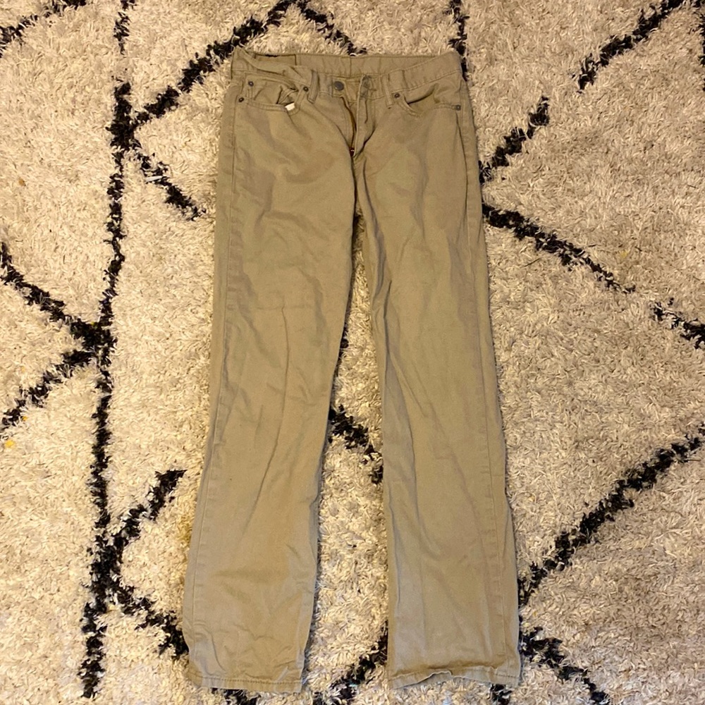 Levi 514 32W 32L khaki Jeans